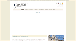 Desktop Screenshot of hotelgambone.com